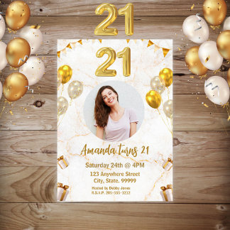 21.ª Invitación a la fiesta de cumpleaños 21 de Sp