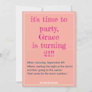 21.ª invitación a tomar malas decisiones