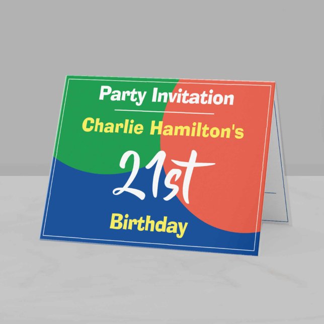 21.ª Invitación de cumpleaños (Subido por el creador)