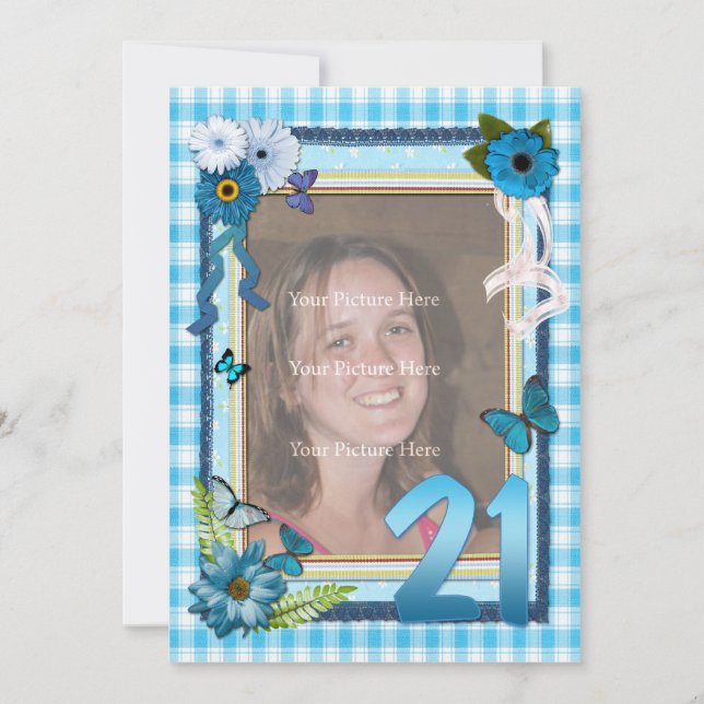 21.ª invitación para la fiesta de cumpleaños de la (Anverso)