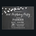 21.ª tabla de invitaciones por cumpleaños<br><div class="desc">Invitación de cumpleaños 21 con fondo de tablero de anuncios con luces de cadena. 13.º 15.º 16.º 18.º 21.30.40.50.60.70.80.90.100,  Cualquier edad. Para una mayor personalización,  haga clic en el botón "Personalizar" y utilice nuestra herramienta de diseño para modificar esta plantilla.</div>