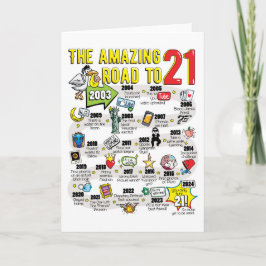 21.ª Tarjeta de Cumpleaños