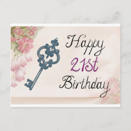 21.ª tarjeta de cumpleaños hembra