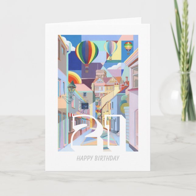 21.ª. Tarjeta de cumpleaños para una persona muy e (Anverso)