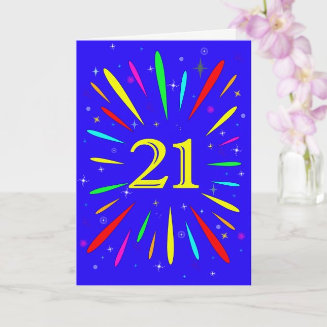 21.ª Tarjeta de Explosión de Cumpleaños (Orquídea)