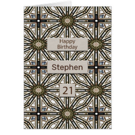 21.º cumpleaños Resumen Diseño de Mandala