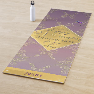 21° Aniversario del Boda Brass Yoga Mat