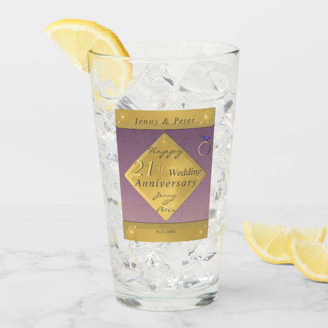 21° Aniversario del Boda de Brass & Iolite (Anverso (hielo))