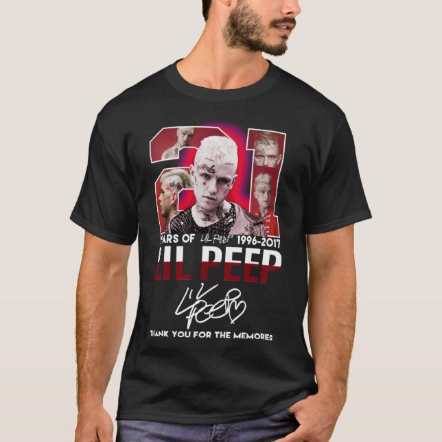 21 Años De Camiseta Clásica De Lil Peep (Anverso)