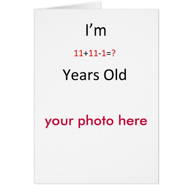 21 años de la tarjeta (Frente)