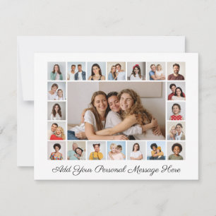 21 Collage de fotos Añadir su propia tarjeta de fe