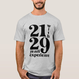 21 con 39 años de experiencia 50.ª camiseta de cum