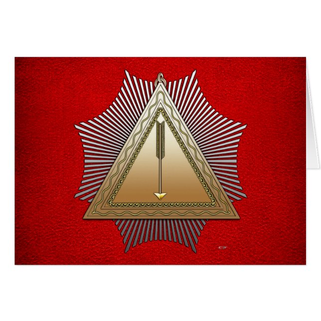 21° grado: Patriarca Noachita (Anverso (Horizontal))