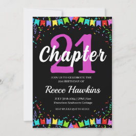 21 invitaciones de cumpleaños modernas en blanco y