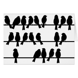 21 pájaros en un alambre