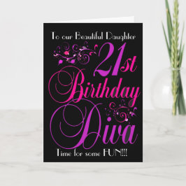21ra TARJETA de FELICITACIÓN de la DIVA del