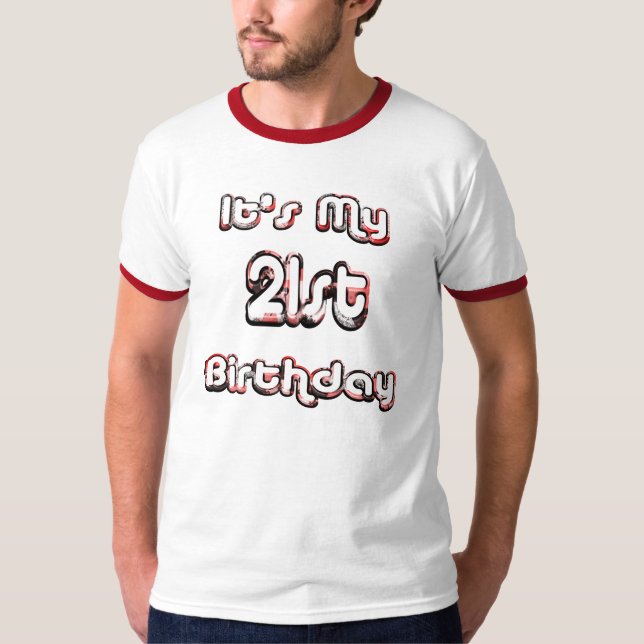 21ro Camisa de consumición del cumpleaños (Anverso)
