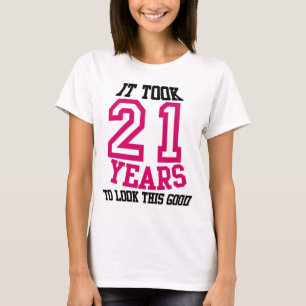 21ro CAMISETA del cumpleaños