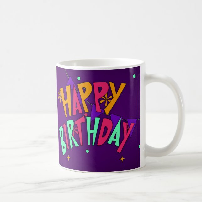 21ro Regalo de cumpleaños, blanco taza blanca (Derecha)