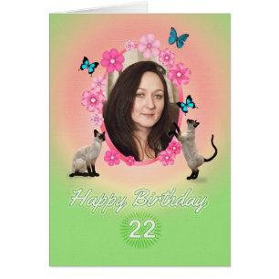 22.ª foto con gatos y mariposas,