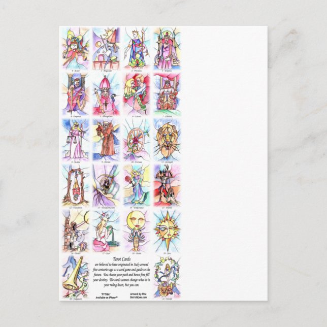 22 tarjetas (4x6)s (Anverso)