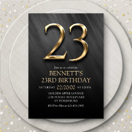 23.ª Invitación de cumpleaños