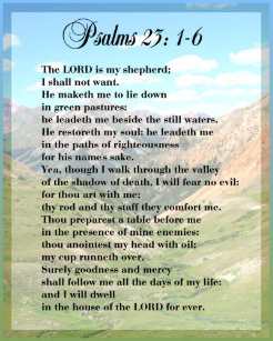 Salmo 23 1 6 El Señor Es Mi Pastor Pañuelo Salmo 231 6 Eduardo Escobar