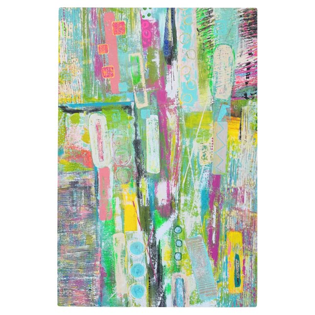 24ª y principal 24 x 36 arte mural Metalizado (Anverso)