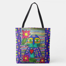 241- Kisa el gato - Bolsa de la tote