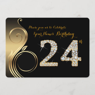 24.ª, Invitación por cumpleaños, Diamante número,