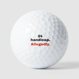 24 Handicap, Supuestamente: Bolas de Golf Divertid