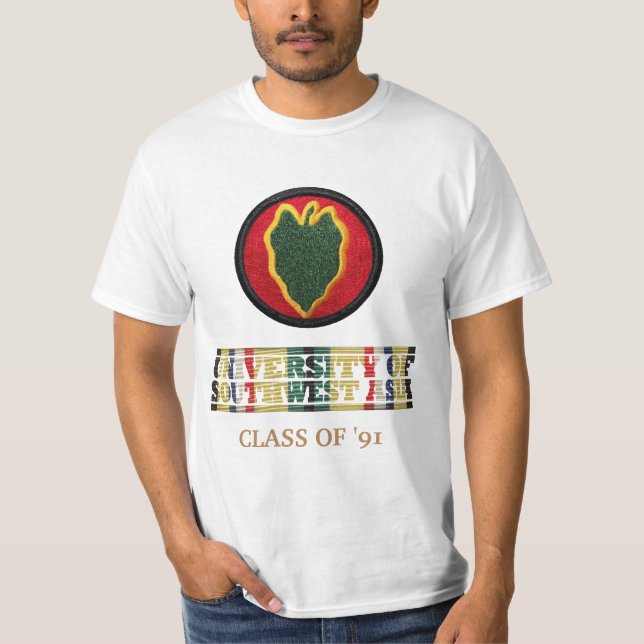 24to Inf. Div. Universidad de la camisa del (Anverso)