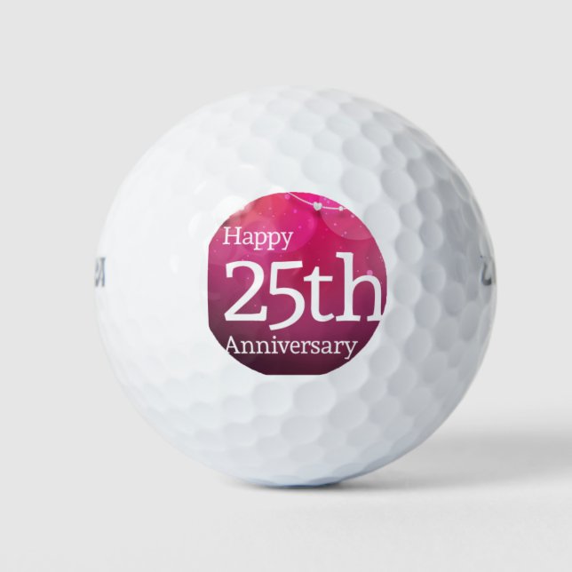 **25º ANIVERSARIO** BOLA DE GOLF (Anverso)