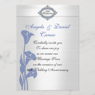 25º aniversario Invitación a las lilas azules