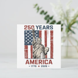 250º Estatua de la Libertad de América Camiseta Pa