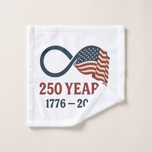 250 Aniversario 1776-2026 Estados Unidos Patriótic (Toallita)