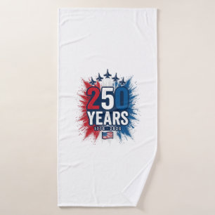 250 Años Aniversario Jets Patrióticos Diseño Vecto