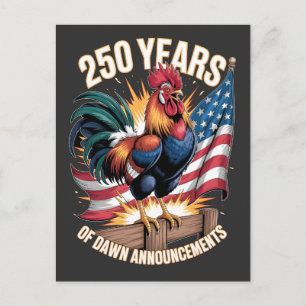 250 Años de Anuncios del Amanecer Arte del Gallo