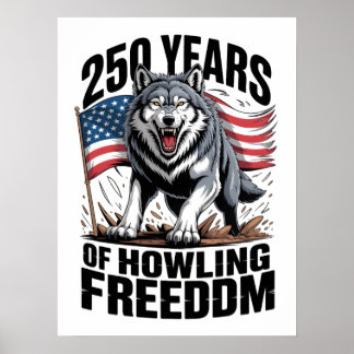 250 Años de Arte de Lobo de Libertad Aullante