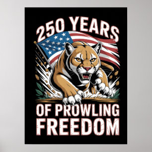 250 Años de Puma de la Libertad Errante Arte