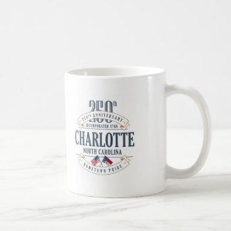 250a taza del aniversario de Charlotte, Carolina