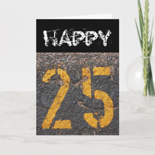 25.ª Tarjeta de Cumpleaños (Anverso)