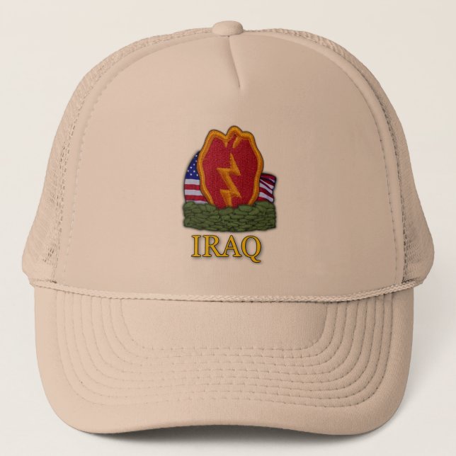25.º Gorra de veteranos de la división de infanter (Anverso)