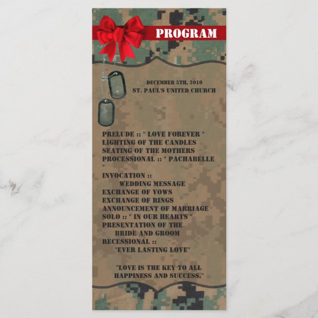 25 4x9 Programa de Boda Marina DIGITAL IMPRESIÓN U (Anverso)