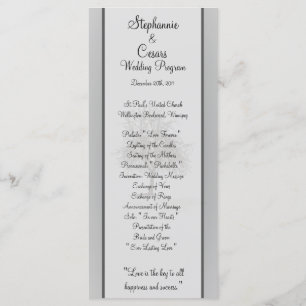 25 4x9 Programa de Bodas de Invierno Gris Árboles 