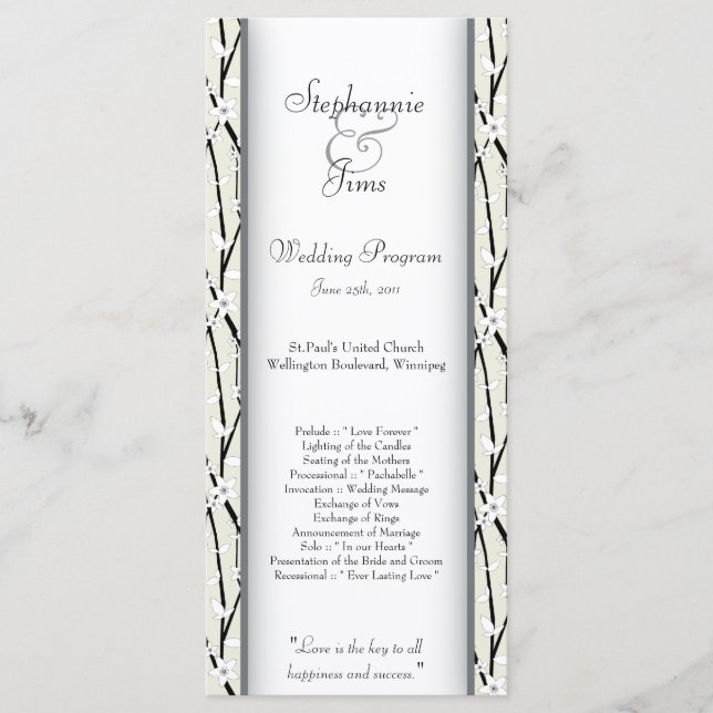 25 4x9 Programa de Bodas Florecimiento de Invierno (Anverso)