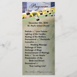 25 4x9 Programa de Bodas Mason Jar Candle Holders