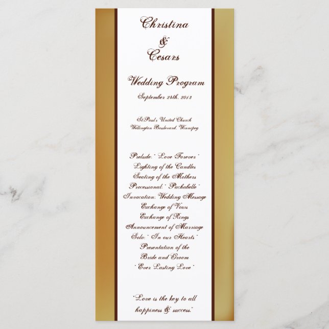 25 4x9 Programa de Bodas para Vaqueras Occidentale (Anverso)