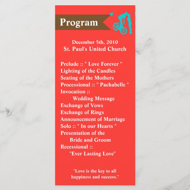 25 4x9 Programa de matrimonio Pareja de amor adole (Anverso)