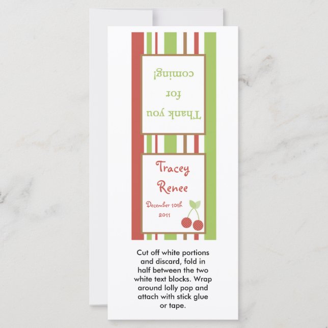 25 Animales De Granja De Topper Lollipop (Anverso)